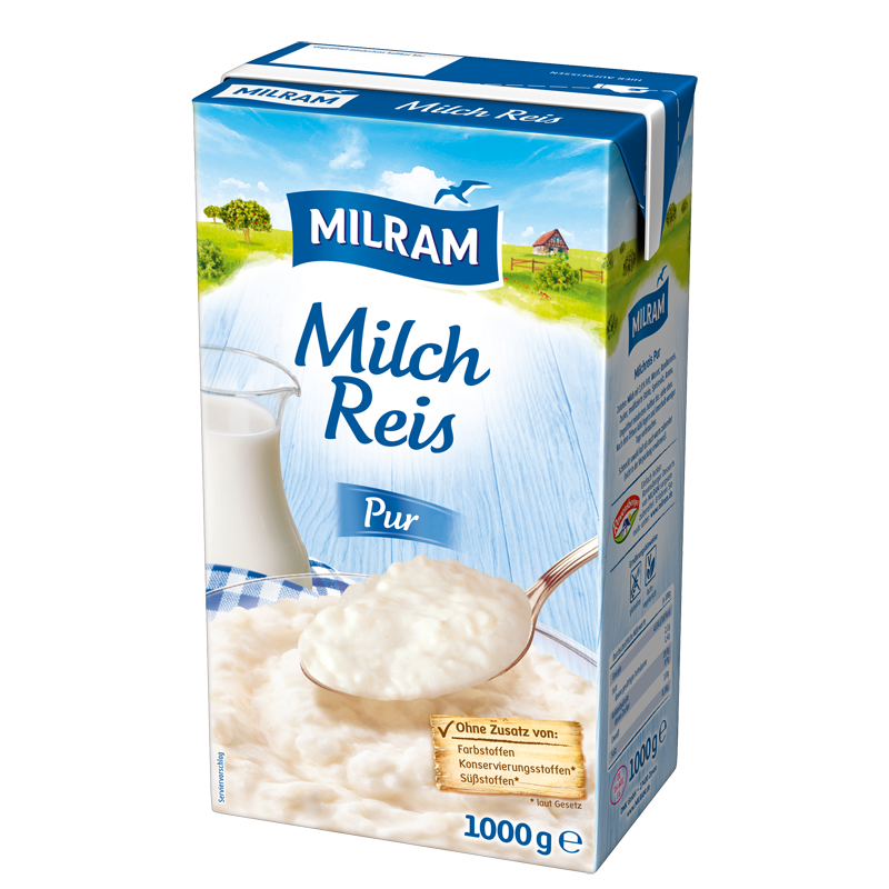 Milchreis pur 12x 1 Liter